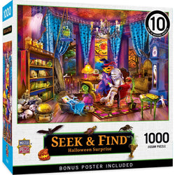 Seek & Find - Halloween Surprise 1000 Piece Jigsaw Puzzle (ONLINE ORDER ONLY)