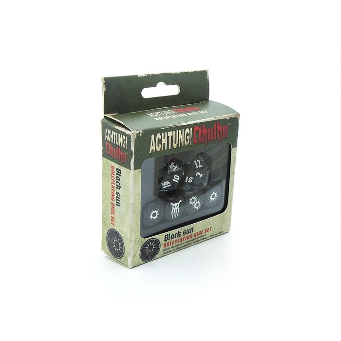 Achtung! Cthulhu 2d20: Black Sun Dice Set (ONLINE ORDER ONLY)
