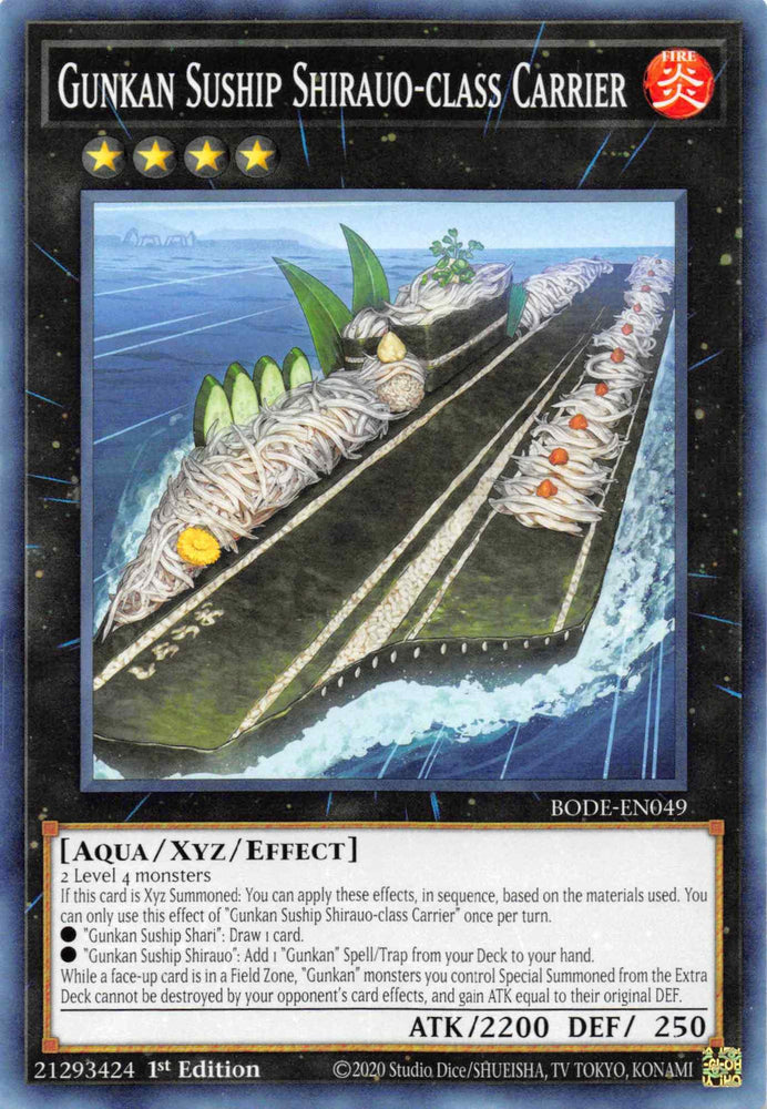 Gunkan Suship Shirauo-class Carrier [BODE-EN049] Common (ONLINE ORDER ONLY)