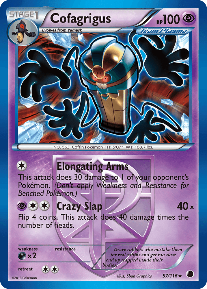Cofagrigus (57/116) [Black & White: Plasma Freeze] (Online Only)