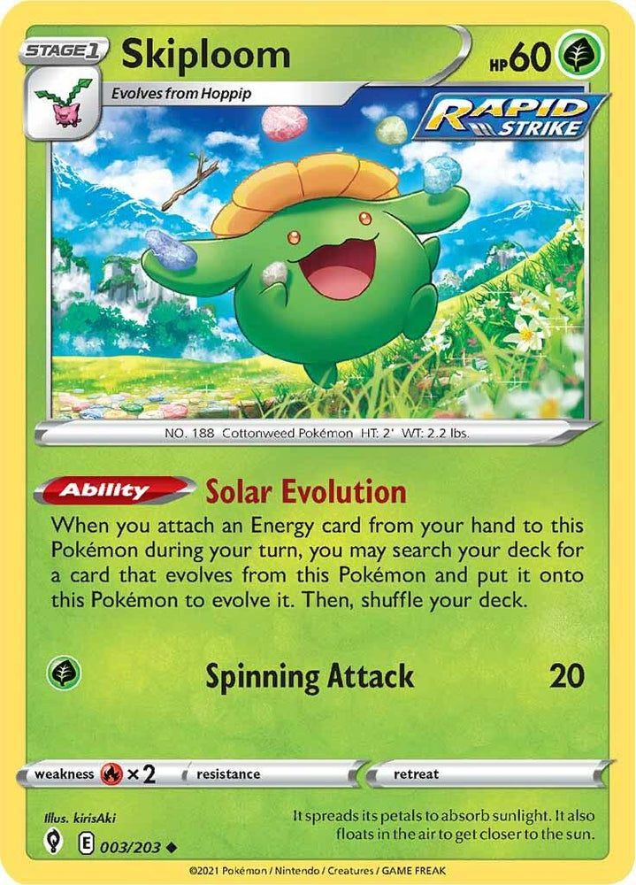Skiploom (003/203) [Sword & Shield: Evolving Skies] (Online Only)