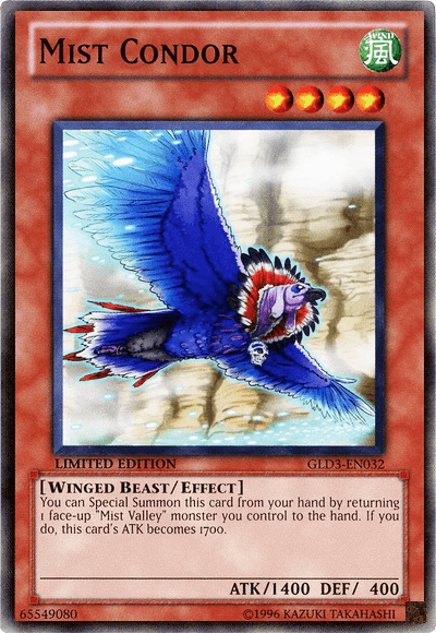 Mist Condor [GLD3-EN032] Common (ONLINE ORDER ONLY)