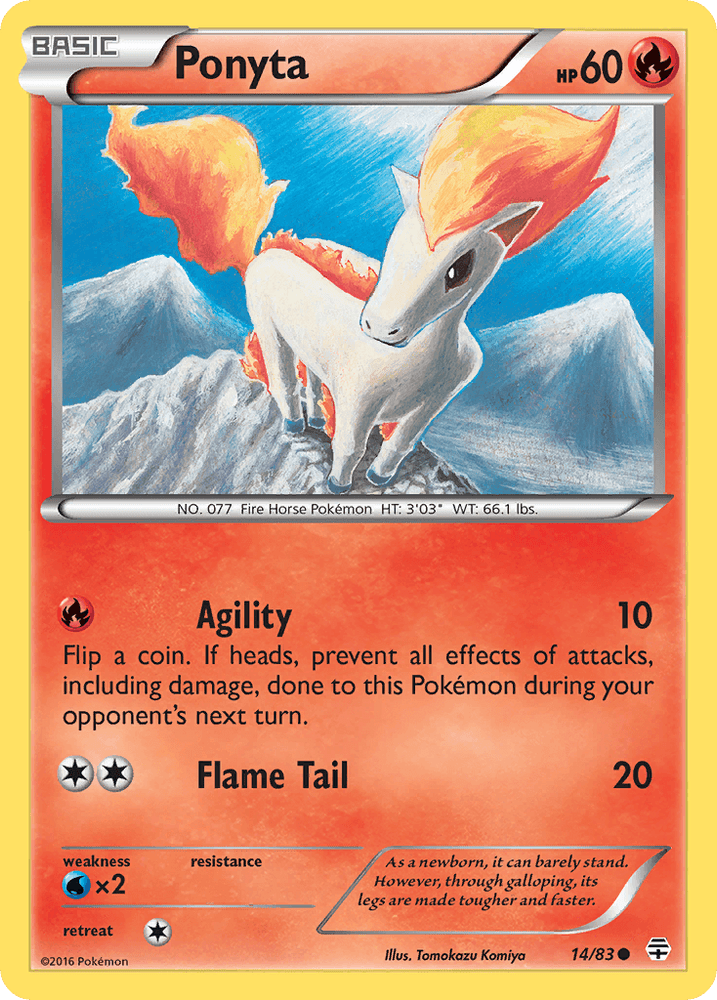 Ponyta (14/83) [XY: Generations] (Online Only)