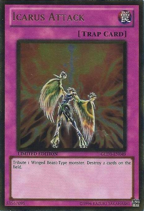 Icarus Attack [GLD3-EN049] Gold Rare (ONLINE ORDER ONLY)