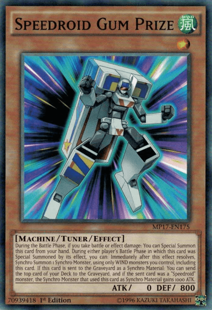 Speedroid Gum Prize [MP17-EN175] Common (ONLINE ORDER ONLY)