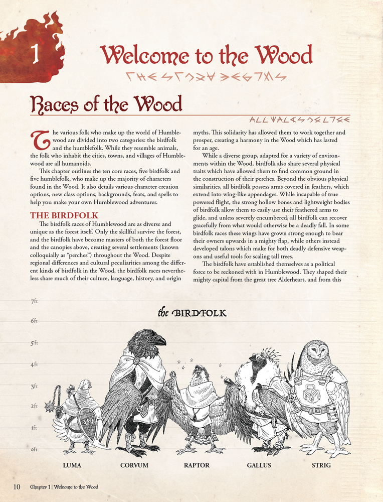 Humblewood Hardcover Campaign Book (ONLINE ORDER ONLY)