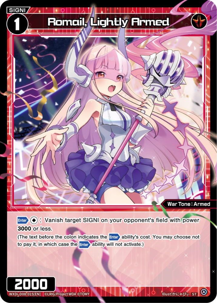 Romail, Lightly Armed (WXDi-D08-015[EN]) [Diva Debut Deck D08: White Hope]