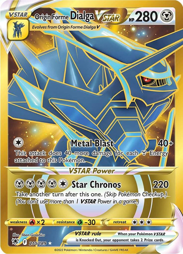 Origin Forme Dialga VSTAR (210/189) [Sword & Shield: Astral Radiance] (Online Only)