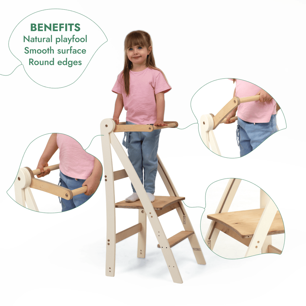 Adjustable Montessori Tower - Kids Step Stool (ONLINE ORDER ONLY)