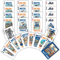 New York Mets Fan Deck Playing Cards - 54 Card Deck (ONLINE ORDER ONLY)