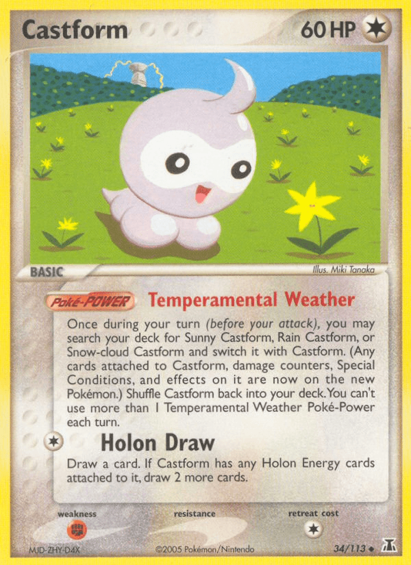 Castform (34/113) [EX: Delta Species] (Online Only)