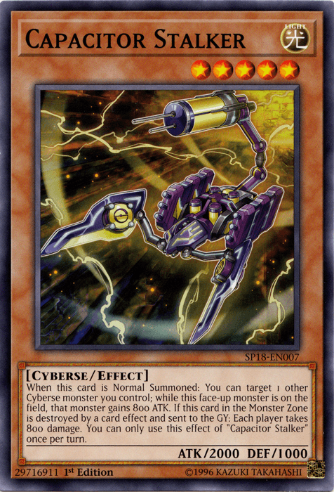 Capacitor Stalker [SP18-EN007] Common (ONLINE ORDER ONLY)