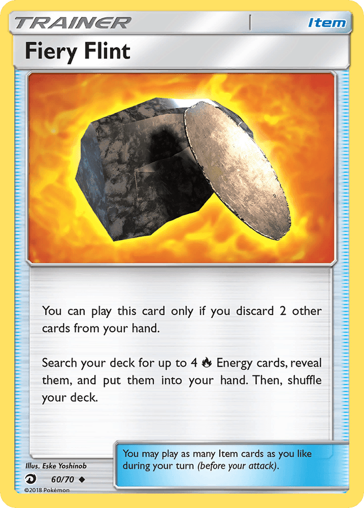 Fiery Flint (60/70) [Sun & Moon: Dragon Majesty] (Online Only)
