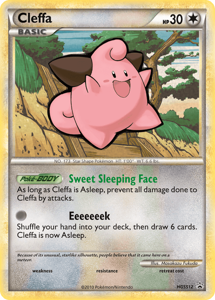 Cleffa (HGSS12) [HeartGold & SoulSilver: Black Star Promos] (Online Only)