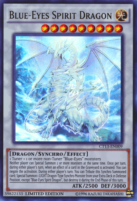 Blue-Eyes Spirit Dragon [CT13-EN009] Ultra Rare (ONLINE ORDER ONLY)