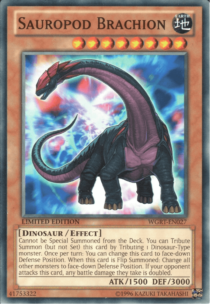 Sauropod Brachion [WGRT-EN027] Common (ONLINE ORDER ONLY)