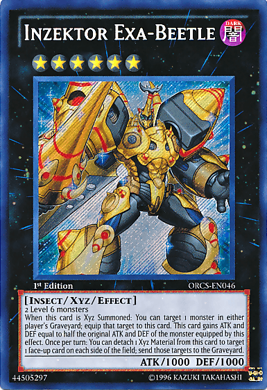 Inzektor Exa-Beetle [ORCS-EN046] Secret Rare (ONLINE ORDER ONLY)
