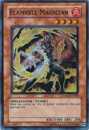 Flamvell Magician [HA01-EN008] Super Rare (ONLINE ORDER ONLY)