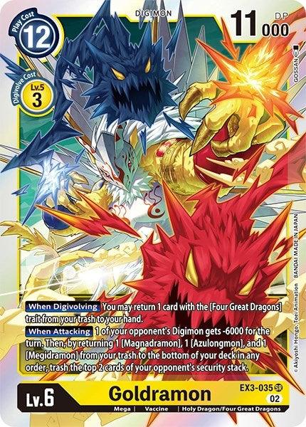 Goldramon [EX3-035] [Revision Pack Cards] (ONLINE ORDER ONLY)