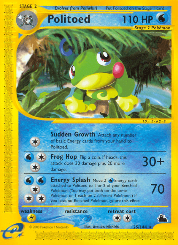 Politoed (25/144) [Skyridge] (Online Only)