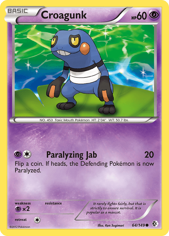 Croagunk (64/149) [Black & White: Boundaries Crossed] (Online Only)