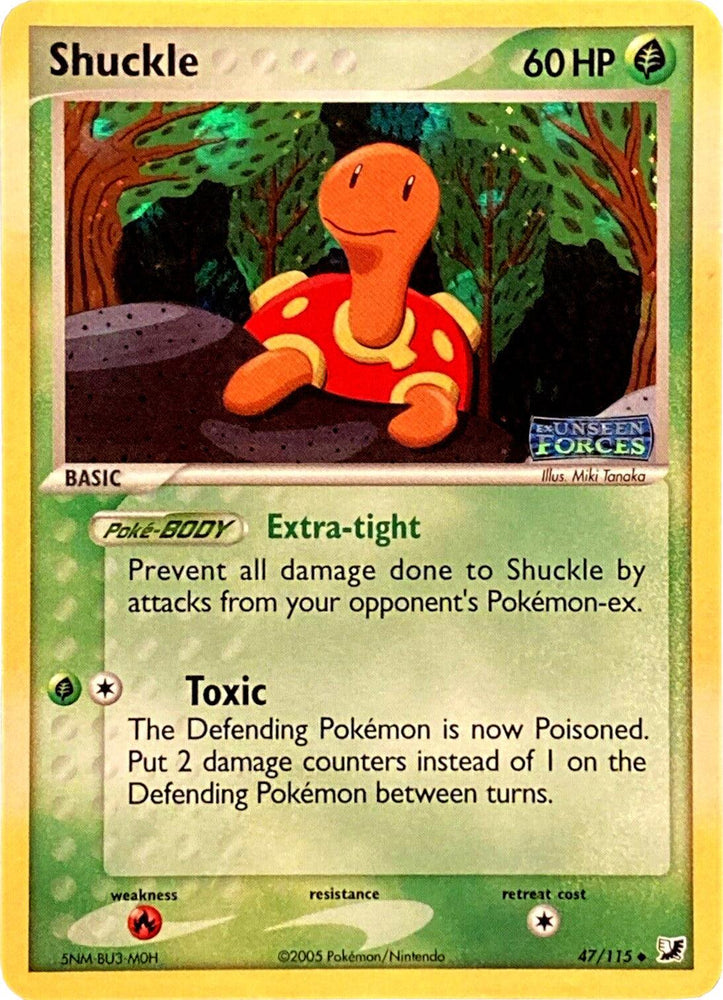 Shuckle (47/115) (Stamped) [EX: Unseen Forces] (Online Only)
