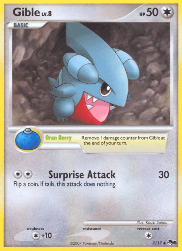 Gible (7/17) [POP Series 6] (Online Only)