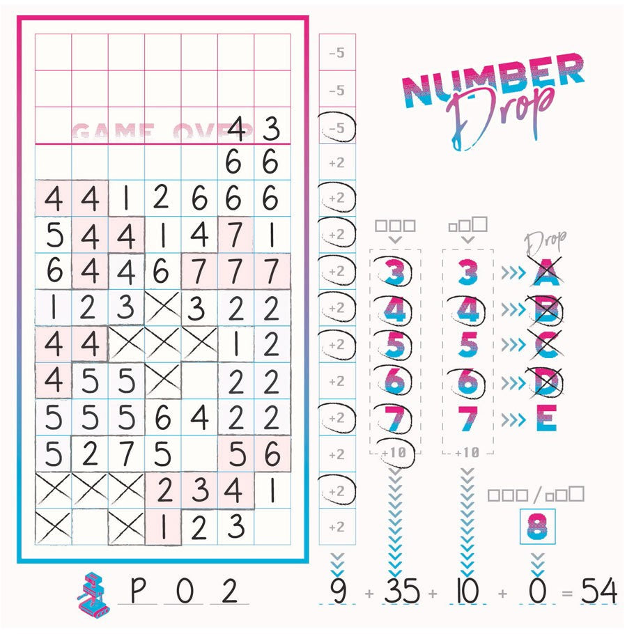 Number Drop (ONLINE ORDER ONLY)