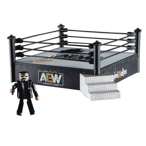 AEW Minimates Deluxe Wrestling Ring Playset with Excalibur (ONLINE ORDER ONLY)