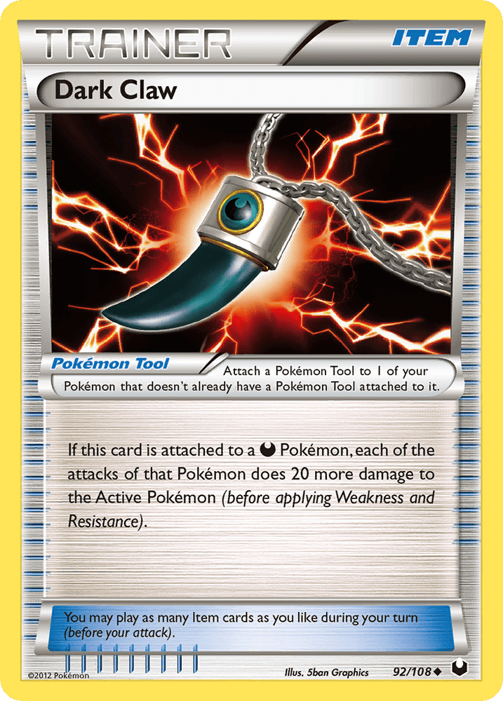 Dark Claw (92/108) [Black & White: Dark Explorers] (Online Only)