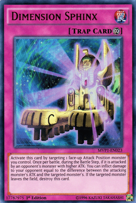Dimension Sphinx [MVP1-EN023] Ultra Rare (ONLINE ORDER ONLY)