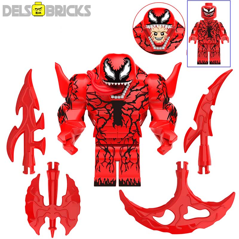 Carnage from Spider-Man NEW Lego Minifigures Custom Toys (ONLINE ORDER ONLY)