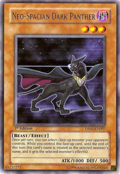 Neo-Spacian Dark Panther [DP03-EN007] Rare (ONLINE ORDER ONLY)