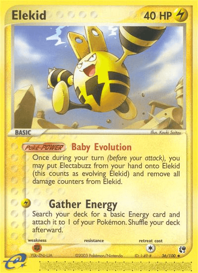 Elekid (36/100) [EX: Sandstorm] (Online Only)