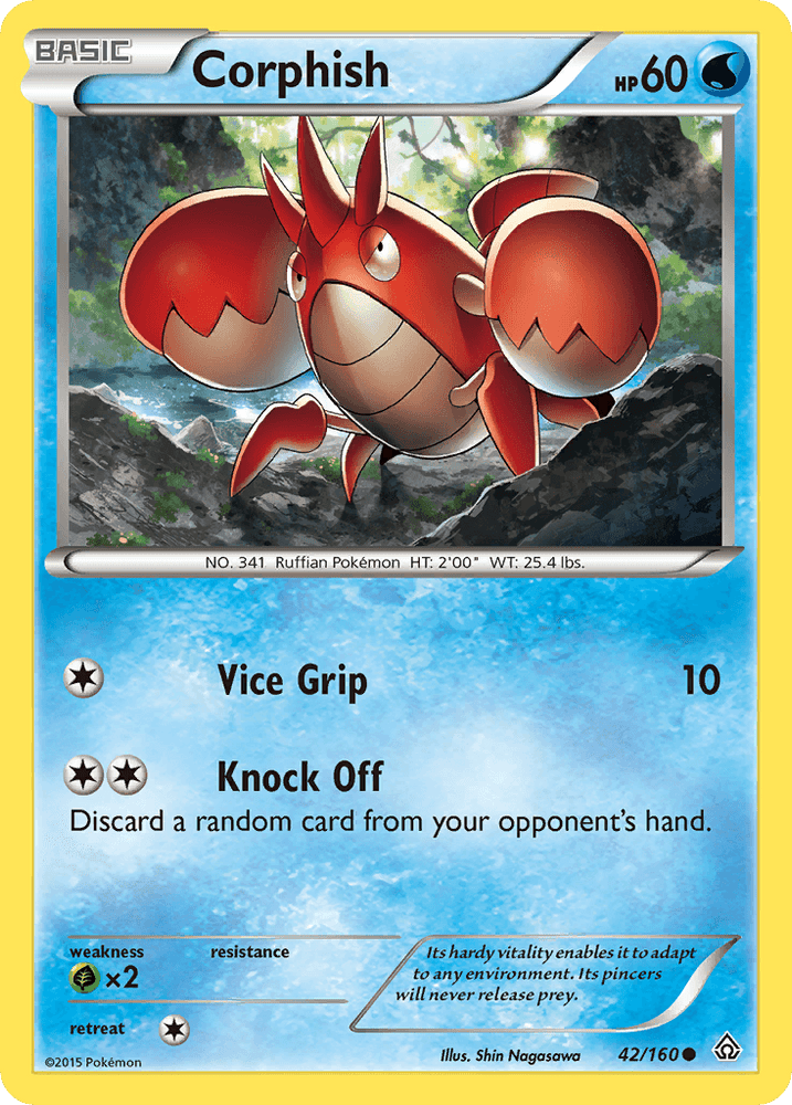 Corphish (42/160) [XY: Primal Clash] (Online Only)