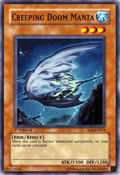 Creeping Doom Manta [SD4-EN014] Common (ONLINE ORDER ONLY)