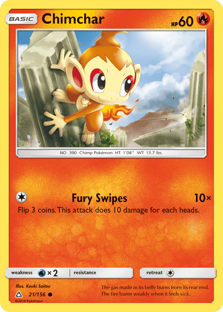 Chimchar (21/156) [Sun & Moon: Ultra Prism] (Online Only)