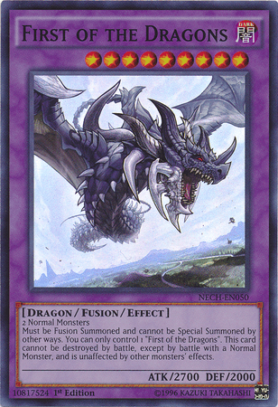 First of the Dragons [NECH-EN050] Super Rare (ONLINE ORDER ONLY)