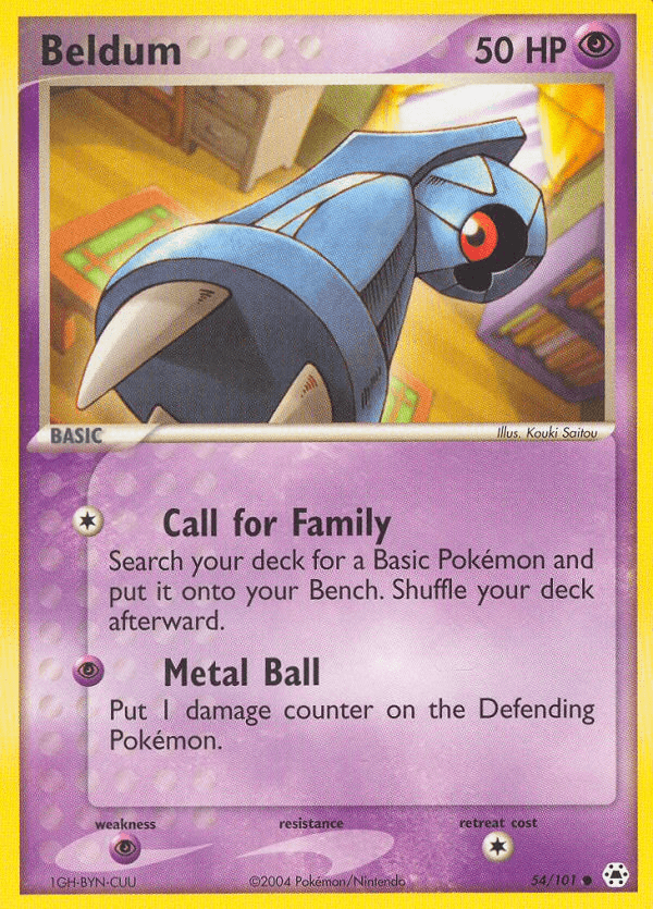 Beldum (54/101) [EX: Hidden Legends] (Online Only)