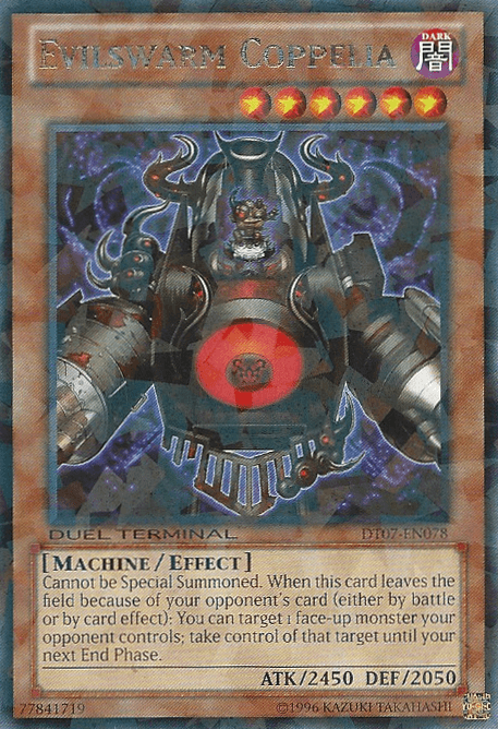 Evilswarm Coppelia [DT07-EN078] Rare (ONLINE ORDER ONLY)