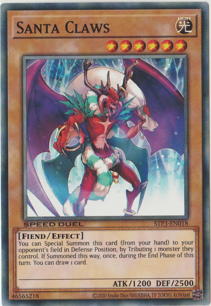 Santa Claws [STP3-EN018] Common (ONLINE ORDER ONLY)