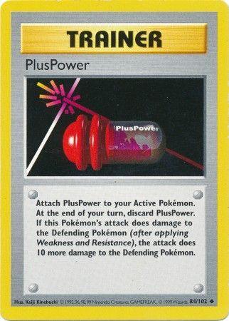 PlusPower (84/102) [Base Set Shadowless Unlimited] (Online Only)