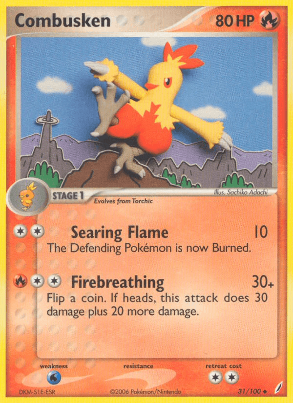 Combusken (31/100) [EX: Crystal Guardians] (Online Only)