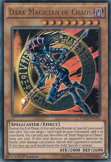 Dark Magician of Chaos [YGLD-ENC02] Ultra Rare (ONLINE ORDER ONLY)