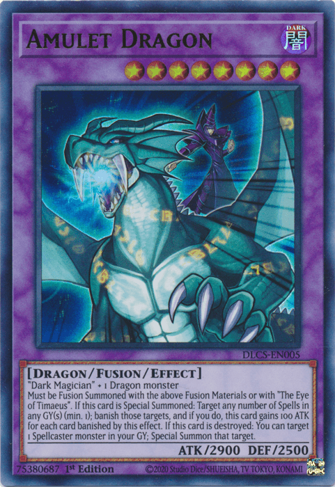 Amulet Dragon [DLCS-EN005] Ultra Rare (ONLINE ORDER ONLY)