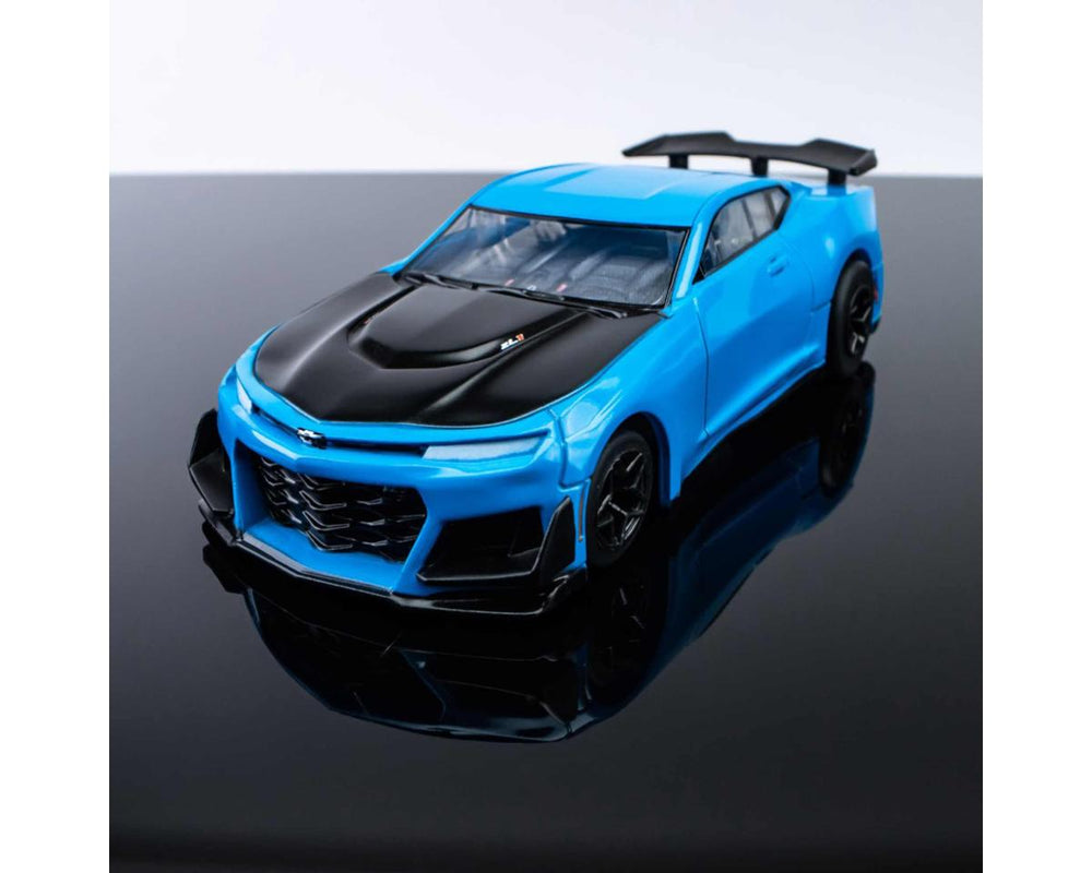 AFX 2021 Camaro ZL1 HO Slot Car (Rapid Blue) (LWB) (Mega G+) 22079 (ONLINE ORDER ONLY)