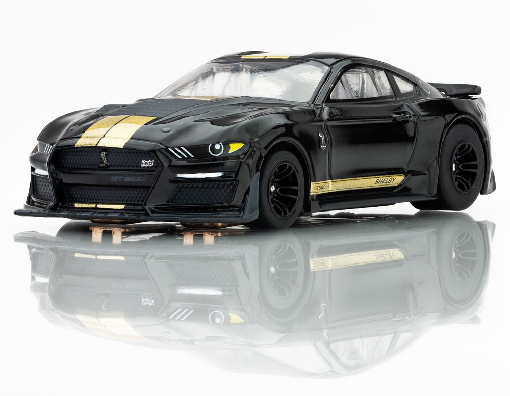 AFX Racing 2022 Shelby Mustang GT500H Black/Gold 22082 (ONLINE ORDER ONLY)
