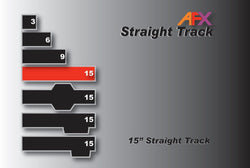 AFX Racing Track Straight 15" (2pcs) 70600 (ONLINE ORDER ONLY)