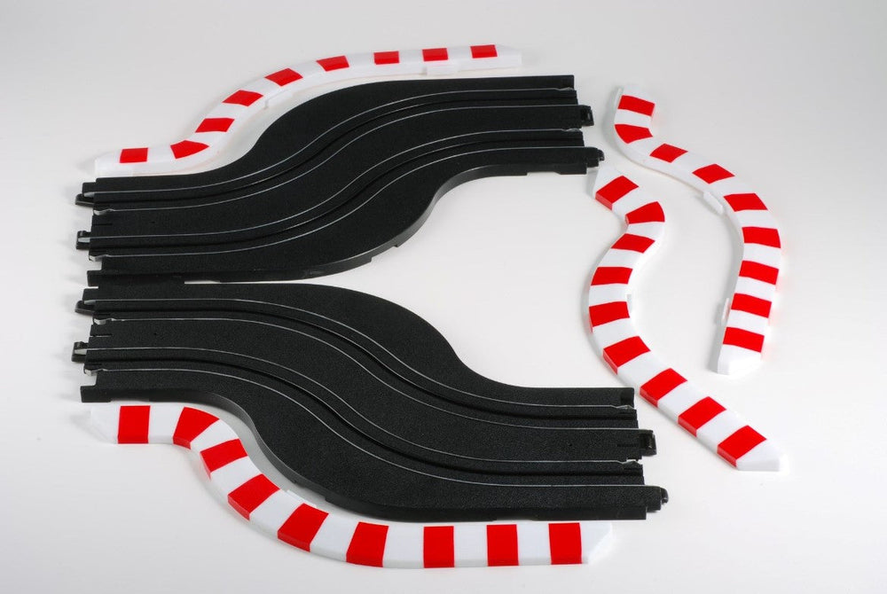 AFX Racing Track Chicane Set Left & Right 70617 (ONLINE ORDER ONLY)