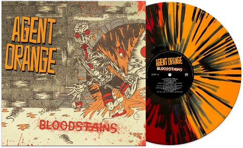 Agent Orange - Bloodstains - Orange/ red/ black Splatter [Vinyl] (ONLINE ORDER ONLY)